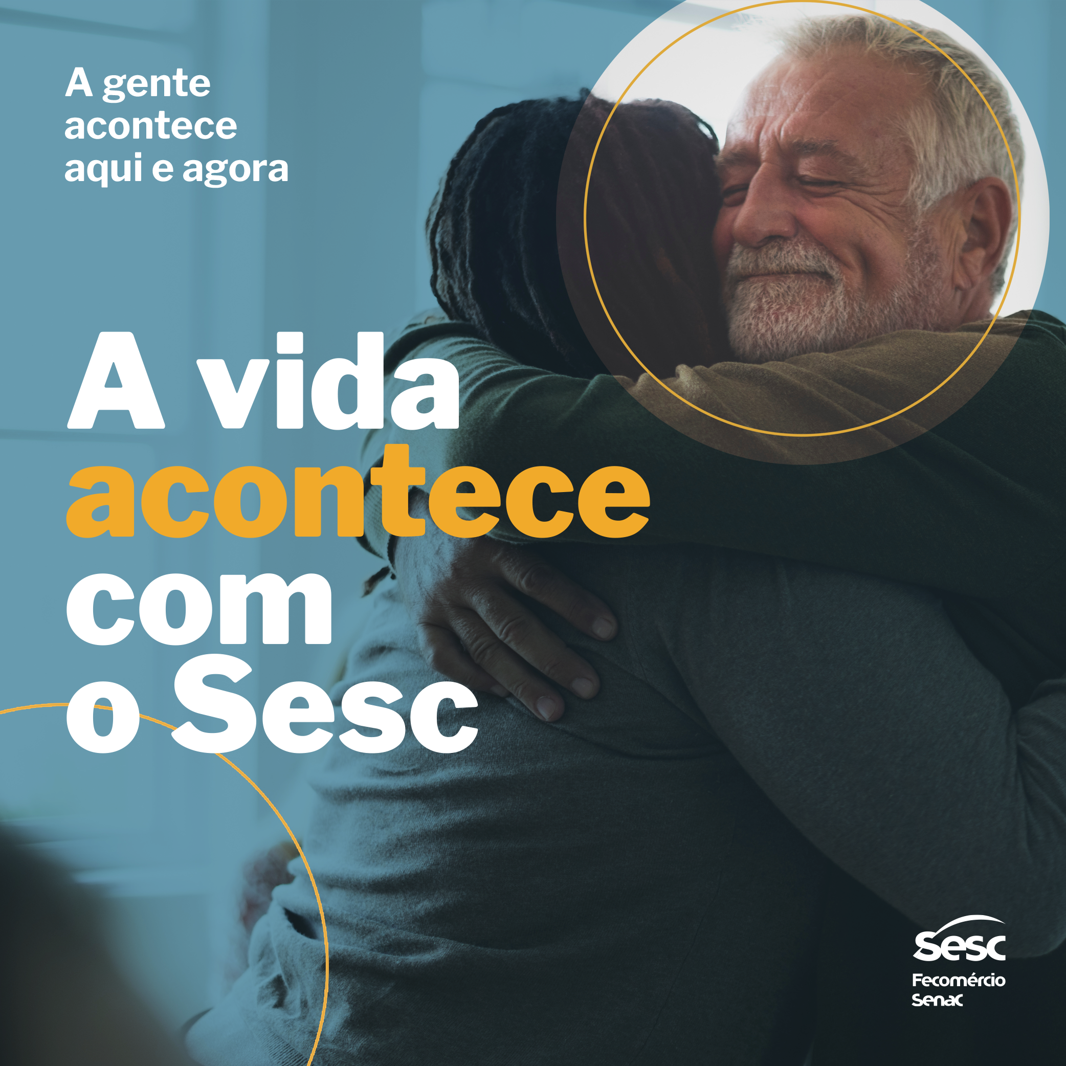 A vida acontece com o sesc - Banner Mobile Site