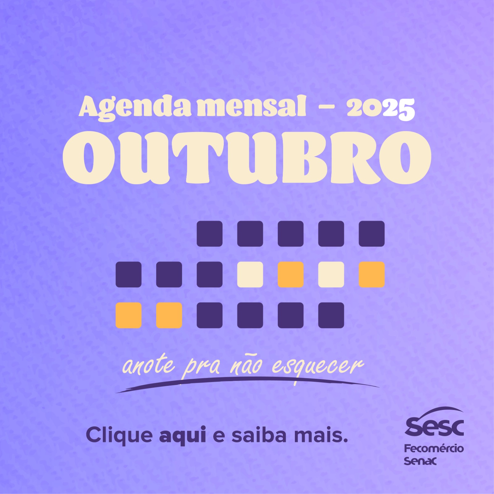 Agenda Outubro