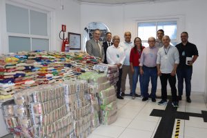 Sesc Mesa Brasil recebe 1,6 tonelada de alimentos arrecadados em corridas promovidas pelo TRT/AL
