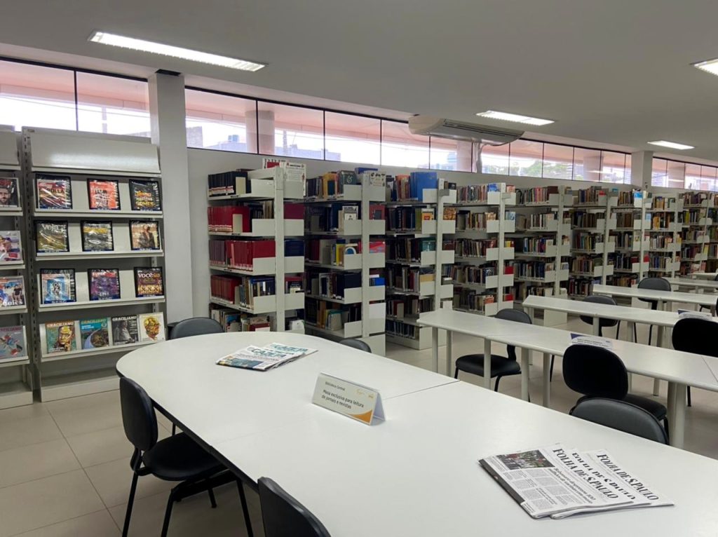 Biblioteca da Unidade Sesc Poço fechará temporariamente para inventário do acervo