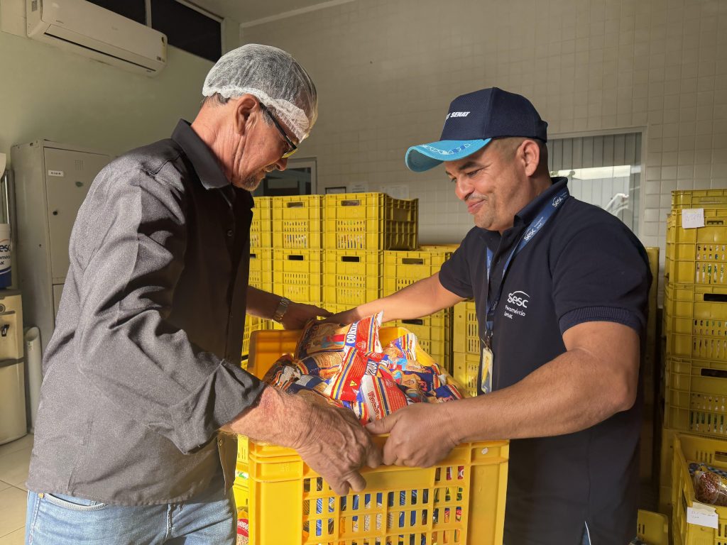 Sesc Mesa Brasil inicia entrega de alimentos arrecadados durante a Semana S em Arapiraca