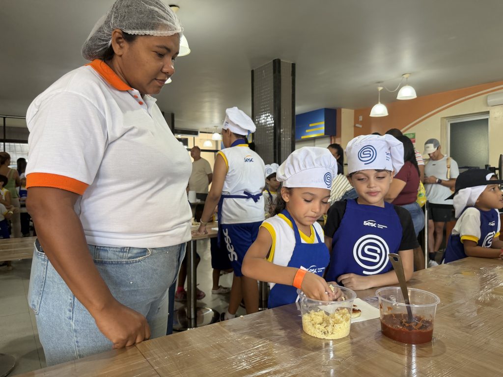 Sesc promove manhã de atividades para incentivar alimentação saudável desde a infância