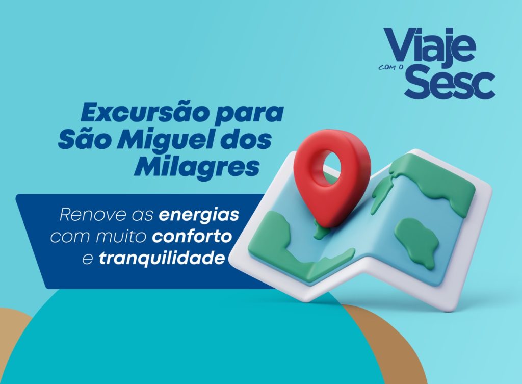 Turismo Social do Sesc promove passeio para São Miguel dos Milagres