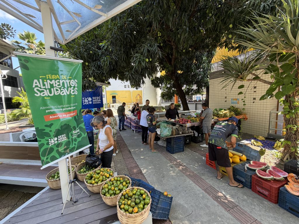 Feira de Alimentos Saudáveis do Sesc Alagoas anuncia última edição do ano